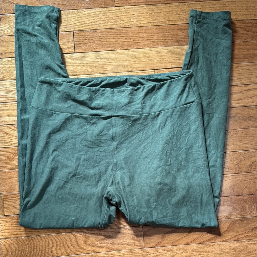 Lularoe Green High-Waisted Leggings